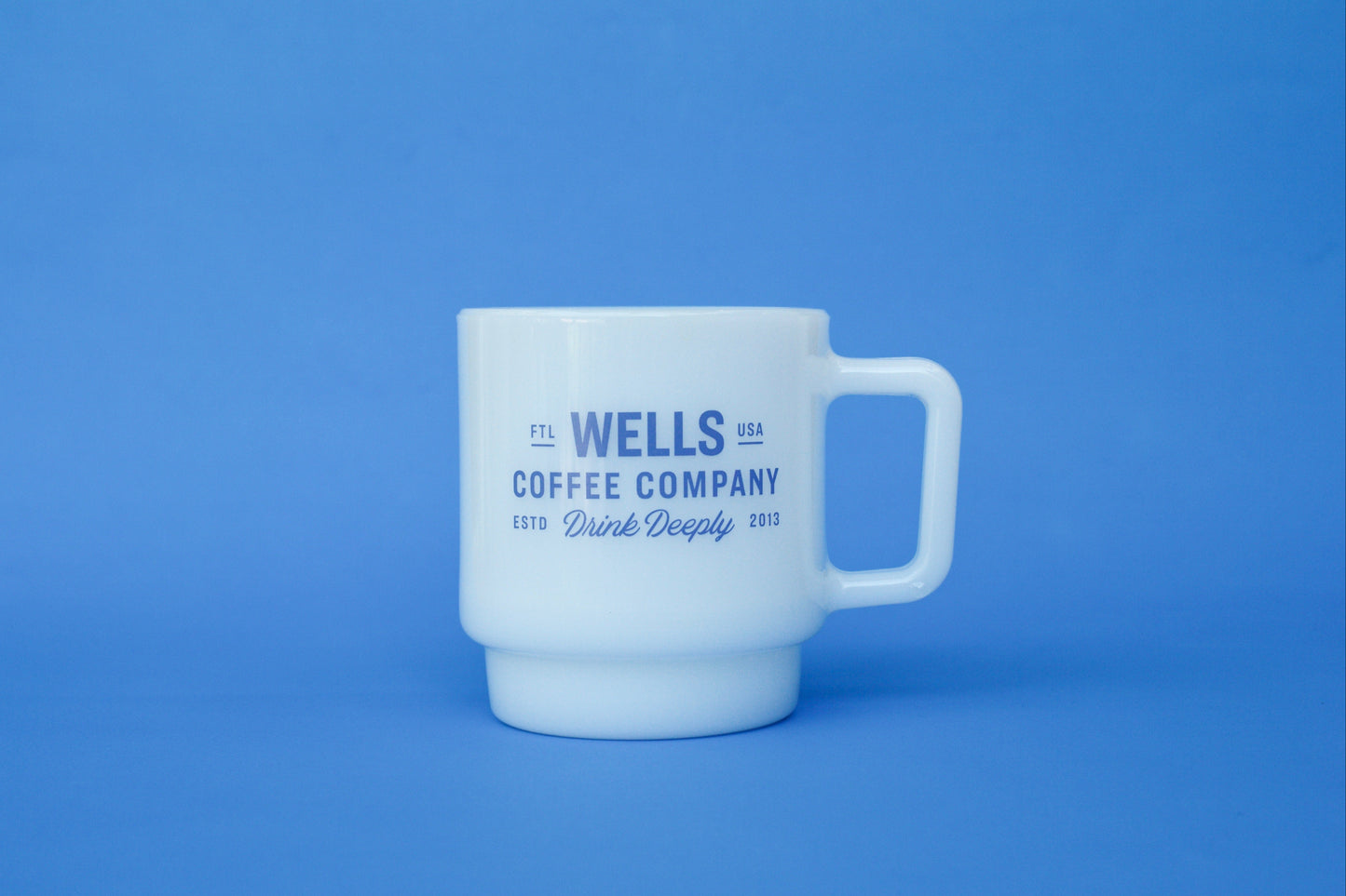 Wells Coffee x Tsunagu Craft Milk Glass